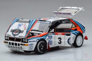 Lancia Delta HF Integrale Evoluzione #3 D. Auriol / B. Occelli Tour de Corse 1992 Kyosho 1:18 08348H メタル - 画像 2/9