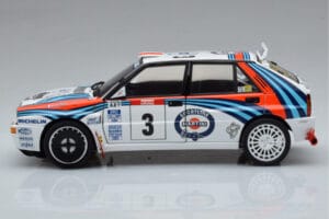 Lancia Delta HF Integrale Evoluzione #3 D. Auriol / B. Occelli Tour de Corse 1992 Kyosho 1:18 08348H メタル - 画像 4/9