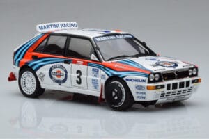 Lancia Delta HF Integrale Evoluzione #3 D. Auriol / B. Occelli Tour de Corse 1992 Kyosho 1:18 08348H メタル - 画像 5/9