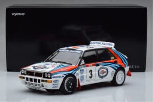 Lancia Delta HF Integrale Evoluzione #3 D. Auriol / B. Occelli Tour de Corse 1992 Kyosho 1:18 08348H メタル - 画像 9/9