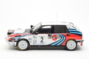 Lancia Delta Integrale 16V #2 M. Biasion / T. Siviero Rally Safari 1990 IXO 1:18 18RMC139A メタル - 画像 3/6
