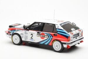 Lancia Delta Integrale 16V #2 M. Biasion / T. Siviero Rally Safari 1990 IXO 1:18 18RMC139A メタル - 画像 5/6
