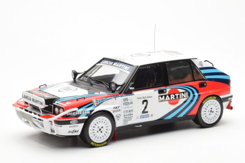Lancia Delta Integrale 16V #2 M. Biasion / T. Siviero Rally Safari 1990 IXO 1:18