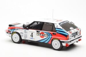 Lancia Delta Integrale 16V #4 A. Fiorio Rally Safari 1990 IXO 1:18 18RMC139B メタル - 画像 5/6