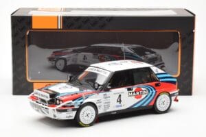 Lancia Delta Integrale 16V #4 A. Fiorio Rally Safari 1990 IXO 1:18 18RMC139B メタル - 画像 6/6