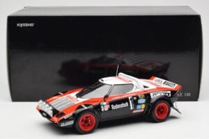 Lancia Stratos HF #1 Hunsruck Rally 1978 Kyosho 1:18 08130D メタル - 画像 8/8