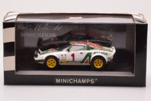 Lancia Stratos #1 S. Munari / S. Maiga Rally Monte Carlo 1977 Minichamps 1:43 430771201 メタル - 画像 4/4
