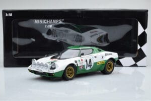 Lancia Stratos Alitalia #14 S. Munari / M. Mannucci Winners Rally Monte Carlo 1975 Minichamps 1:18 155751714 メタル - 画像 6/6