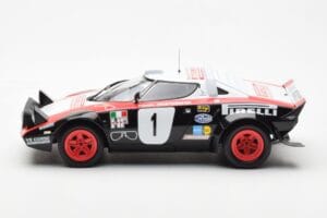 Lancia Stratos HF #1 Lancia Pirelli W. Rohrl / C. Geistdorfer Winners Dynabit Saarland Rallye 1978 Minichamps 1:18 155781701  - 画像 3/6