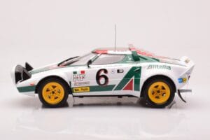 Lancia Stratos HF #6 B. Waldegård / H. Thorszelius Rally Monte Carlo 1976 IXO 1:18 18RMC162B メタル - 画像 3/6