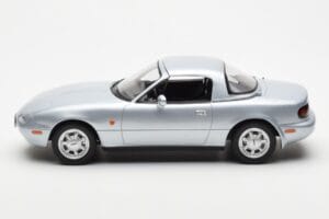 Mazda MX-5 NA シルバー Norev 1:18 188023 メタル - 画像 4/7
