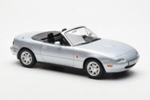 Mazda MX-5 NA シルバー Norev 1:18 188023 メタル - 画像 5/7