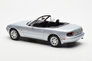 Mazda MX-5 NA シルバー Norev 1:18 188023 メタル - 画像 6/7