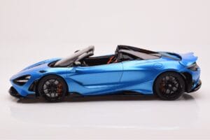 McLaren 765LT Spider ブルー GT Spirit 1:18 GT886 レジン - 画像 3/6