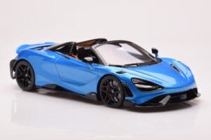 McLaren 765LT Spider ブルー GT Spirit 1:18 GT886 レジン - 画像 4/6