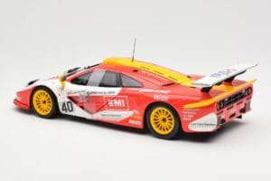 McLaren F1 GTR #40 J. O'Rourke / M. Sugden / P. Auberlein EMI 24 Hours of Le Mans 1996 UT Models 1:18 39820 メタル - 画像 5/6