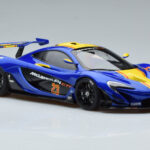 McLaren P1 GTR ブルー イエローストライプ AUTOart 1:18 - image 5 of 7