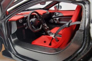McLaren P1 マットブラック AUTOart 1:18 76027 メタル - 画像 8/9
