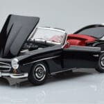 Mercedes 190 SL W121 カブリオレ ブラック Minichamps 1:18 - image 2 of 8