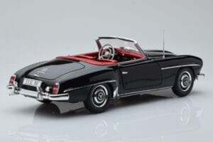 Mercedes 190 SL W121 カブリオレ ブラック Minichamps 1:18 100037030 メタル - 画像 3/8