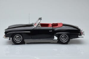 Mercedes 190 SL W121 カブリオレ ブラック Minichamps 1:18 100037030 メタル - 画像 4/8