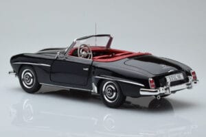 Mercedes 190 SL W121 カブリオレ ブラック Minichamps 1:18 100037030 メタル - 画像 6/8
