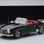 Mercedes 190 SL W121 カブリオレ ブラック Minichamps 1:18 - image 8 of 8