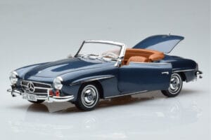 Mercedes 190 SL W121 Roadster ブルー Norev 1:18 B66040625 メタル - 画像 2/8