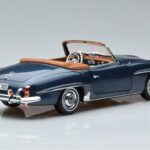 Mercedes 190 SL W121 Roadster ブルー Norev 1:18 - image 3 of 8