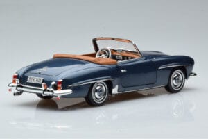 Mercedes 190 SL W121 Roadster ブルー Norev 1:18 B66040625 メタル - 画像 3/8