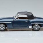 Mercedes 190 SL W121 Roadster ブルー Norev 1:18 - image 4 of 8