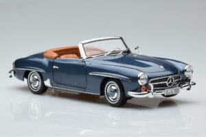 Mercedes 190 SL W121 Roadster ブルー Norev 1:18 B66040625 メタル - 画像 6/8