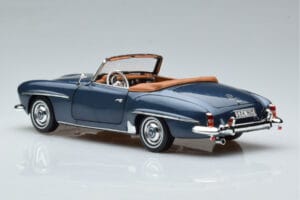 Mercedes 190 SL W121 Roadster ブルー Norev 1:18 B66040625 メタル - 画像 7/8