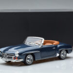 Mercedes 190 SL W121 Roadster ブルー Norev 1:18 - image 8 of 8