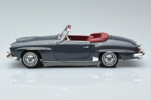 Mercedes 190 SL W121 Roadster グレー Norev 1:18 183402 メタル - 画像 4/8
