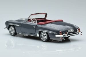 Mercedes 190 SL W121 Roadster グレー Norev 1:18 183402 メタル - 画像 6/8