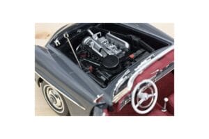 Mercedes 190 SL W121 Roadster グレー Norev 1:18 183402 メタル - 画像 7/8