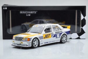 Mercedes 190E 2.5-16 W201 EVO 1 Jet #16 F. Biela Team Ms-Jet Racing DTM 1990 Minichamps 1:18 155903616 メタル - 画像 6/6