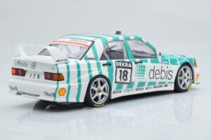 Mercedes 190E 2.5-16 W201 EVO 2 Debis #18 F. Giroix Team Zackspeed DTM 1991 Minichamps 1:18 155913618 メタル - 画像 2/6