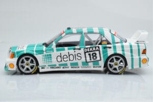 Mercedes 190E 2.5-16 W201 EVO 2 Debis #18 F. Giroix Team Zackspeed DTM 1991 Minichamps 1:18 155913618 メタル - 画像 3/6