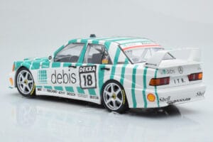 Mercedes 190E 2.5-16 W201 EVO 2 Debis #18 F. Giroix Team Zackspeed DTM 1991 Minichamps 1:18 155913618 メタル - 画像 5/6
