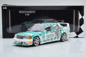 Mercedes 190E 2.5-16 W201 EVO 2 Debis #18 F. Giroix Team Zackspeed DTM 1991 Minichamps 1:18 155913618 メタル - 画像 6/6