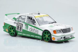 Mercedes 190E 2.5-16 W201 EVO 2 Debis #88 B. Schneider Team Zackspeed DTM 1991 Minichamps 1:18 155913688 メタル - 画像 4/6