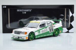 Mercedes 190E 2.5-16 W201 EVO 2 Debis #88 B. Schneider Team Zackspeed DTM 1991 Minichamps 1:18 155913688 メタル - 画像 6/6