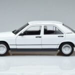 Mercedes 190 E W201 ホワイト Norev 1:18 183820 メタル - image 4 of 7