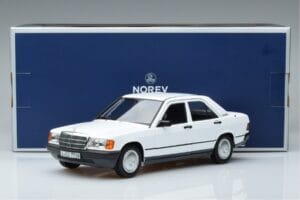 Mercedes 190 E W201 ホワイト Norev 1:18 183820 メタル - 画像 7/7
