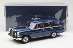 Mercedes 200 Universal W115 ブルー Norev 1:18 183599 メタル - 画像 8/8
