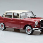 Mercedes 200 W110 レッド Norev 1:18 - image 6 of 7