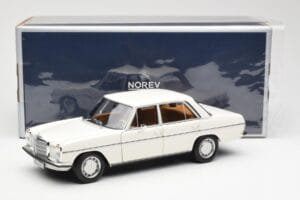 Mercedes 200 W115 ホワイト Norev 1:18 183770 メタル - 画像 8/8