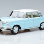 Mercedes 220 S W111 ブルー Norev 1:18 183920 メタル